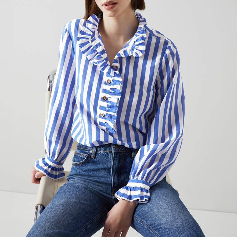 Blue Camille Blouse