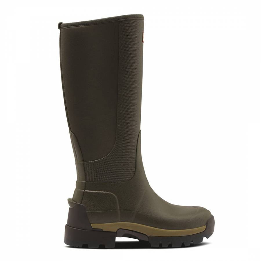 Women's Green Balmoral Tall Wellies