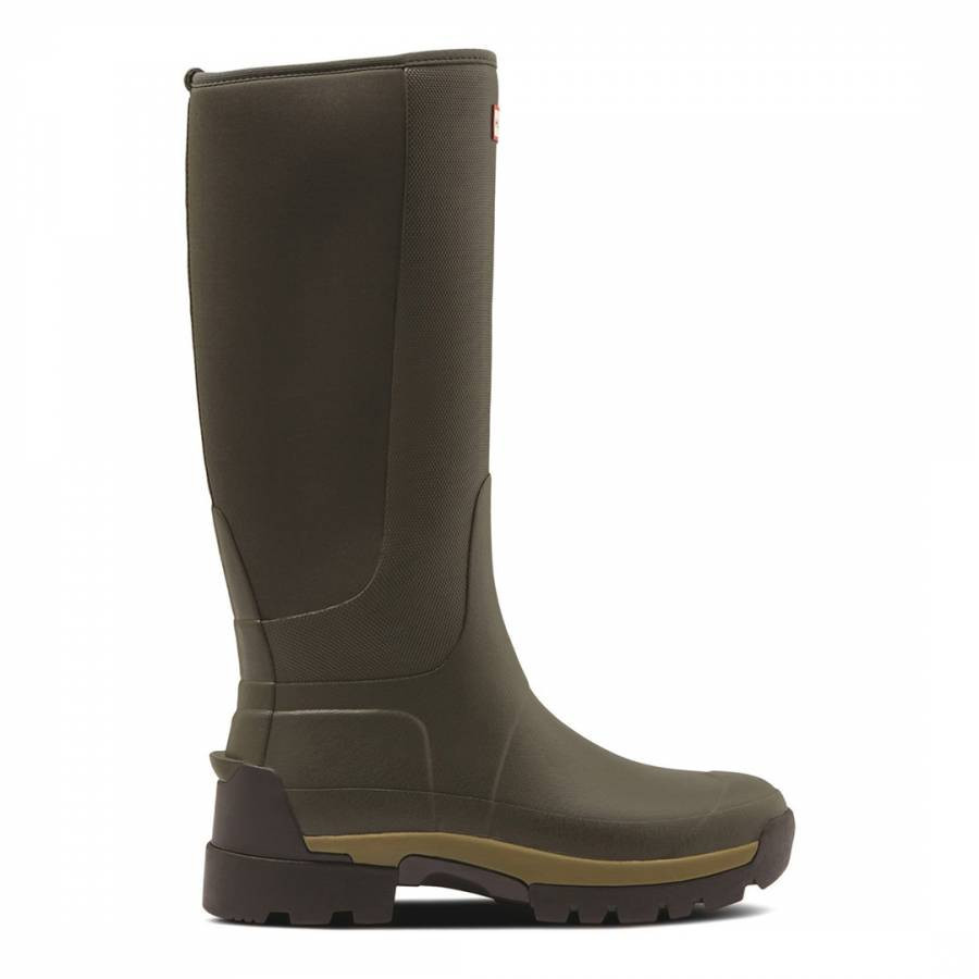 Men's Olive Balmoral Hybrid Tall Wellies