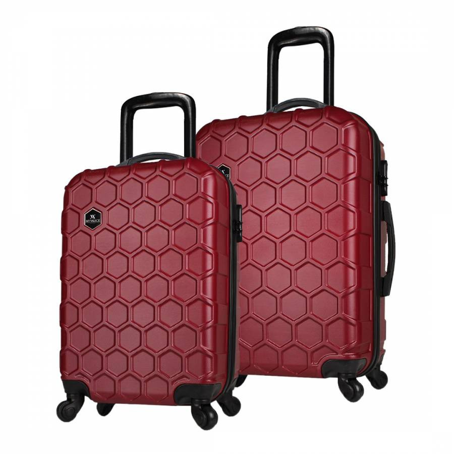 Khaki HEYKO Set of 2 Suitcases