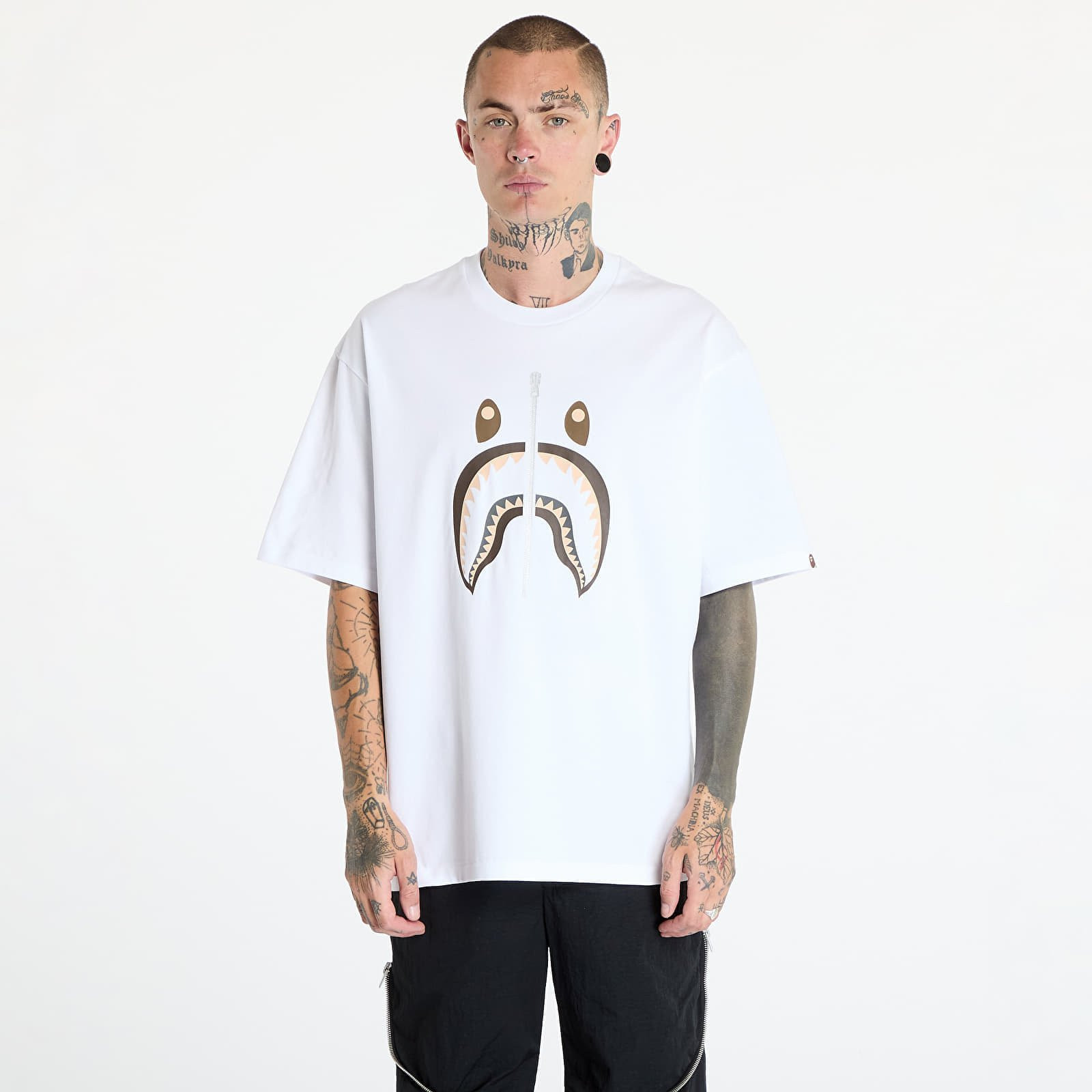 T-shirt A BATHING APE Shark Tee White S