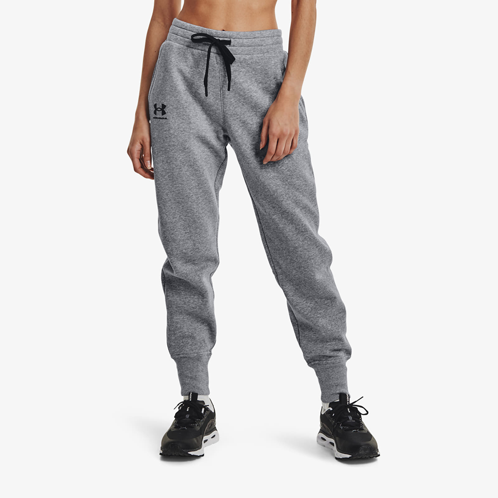 Pants Under Armour Rival Fleece Joggers Gray XS