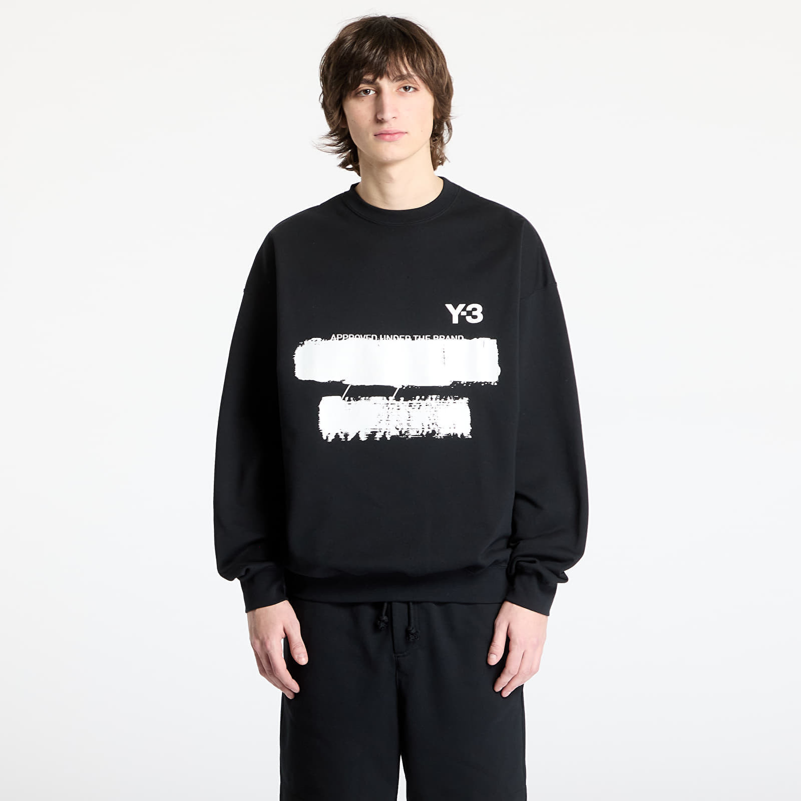 Sweatshirt Y-3 Graphic Crew Sweater UNISEX Black S