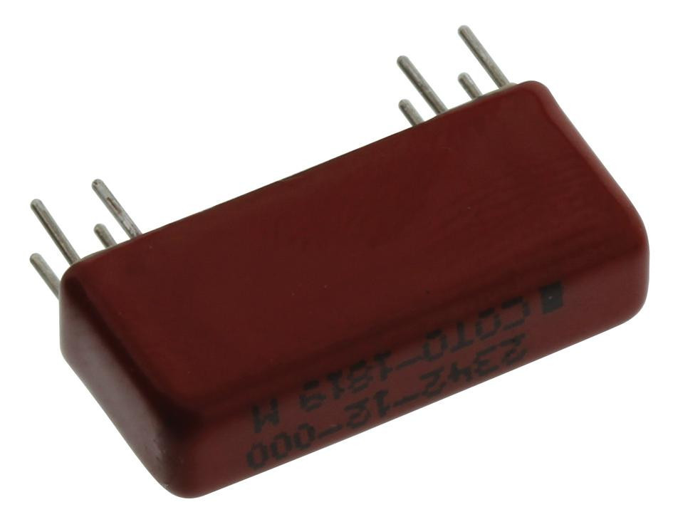 Coto Technology 2342-12-000 Relay, Reed, Dpdt, 100V, 0.25A, Tht