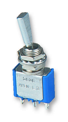 APEM 5637A-9 Switch, Spdt, Ctr Off