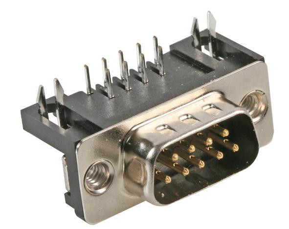 Multicomp Pro 5504F1-09P-02-03-F1 Connector, D Sub, Plug, Tht, R/a, 9Way