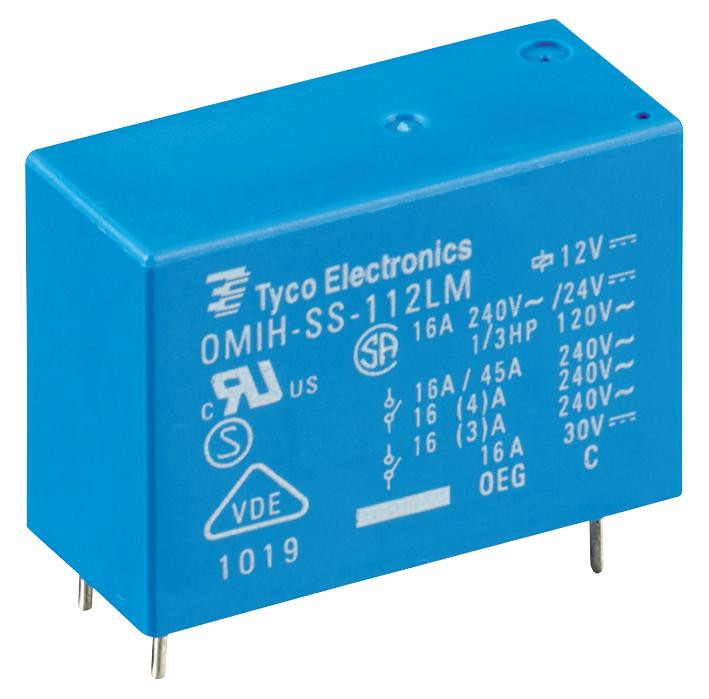 Oeg / Te Connectivity 8-1440000-8 Relay, Spdt, 250Vac, 30Vdc, 16A