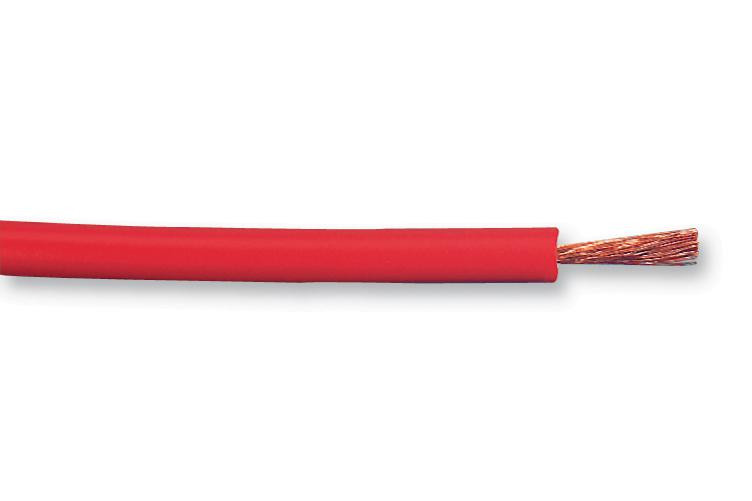 Staubli 61.7607-22 5M Wire, Silivolt-1V, Red, 5M