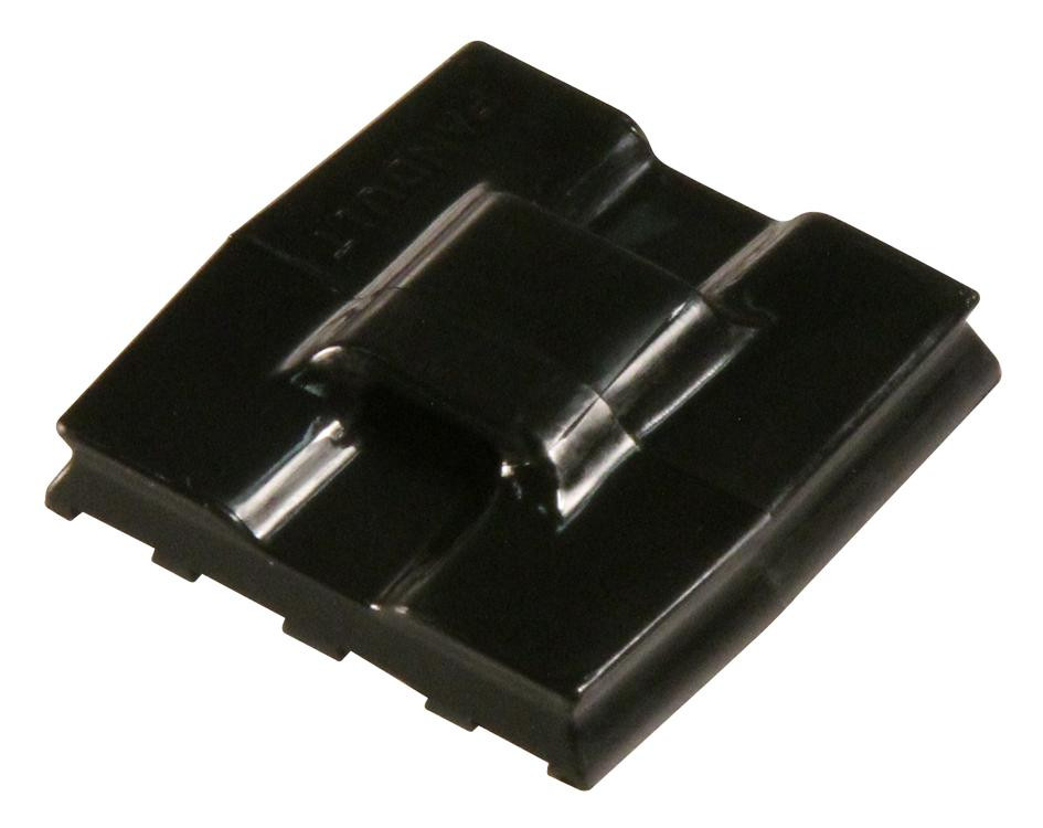 Panduit Ems-Ac0 Cable Tie Mount, Epoxy Mt, Nylon, Black