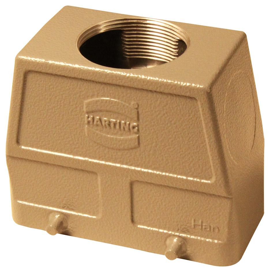 HARTING 19300160428 Hood, Top Entry, Han 16B, Metal