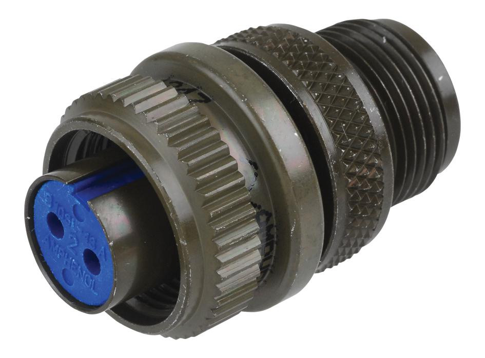 Amphenol Industrial 97-3106A-14S-2S. Circular Connector Plug Size 14S, 4 Position, Cable