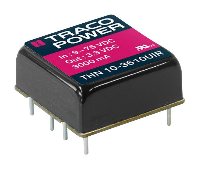 TRACO Power Thn 10-7212Uir Dc-Dc Converter, 12V, 0.83A