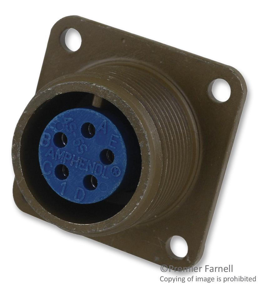 Amphenol Industrial 97-3102A-18-19S Circular Connector, Receptacle, Size 18, 10 Position, Box