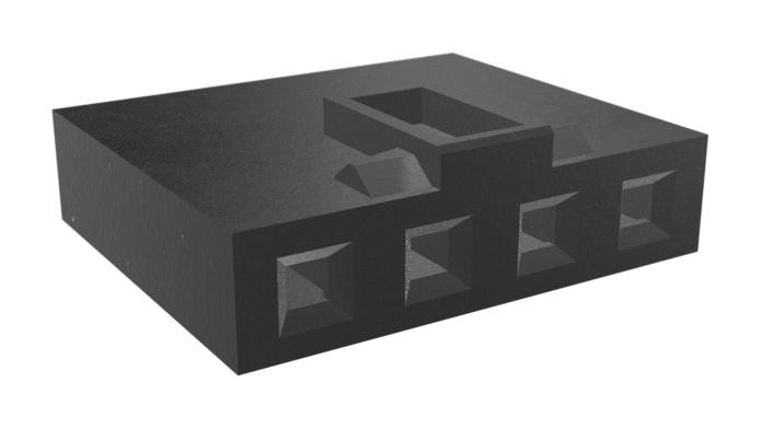 Amphenol/partner Stock 90312-015Lf Connector Housing, Rcpt, 15Pos, 2mm