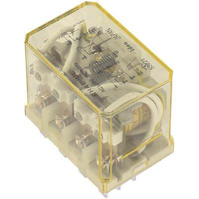 IDEC Rh4B-Ulcac120V Relay, 4Pdt, 110Vac, 30Vdc, 10A