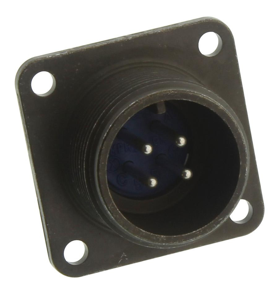 Amphenol Industrial 97-3102A-14S-2P Circular Connector, Receptacle, Size 14S, 4 Position, Box