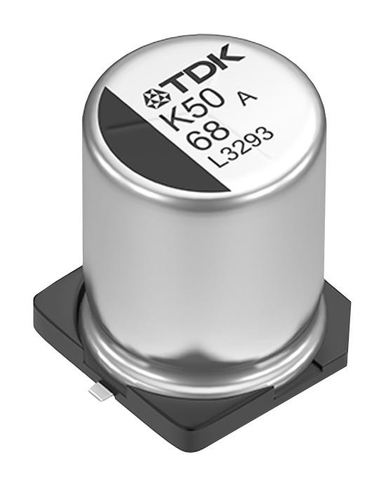 EPCOS B40950A0566M000 Hybrid Alu Elec Capacitor, 56Uf, 80V, Smd