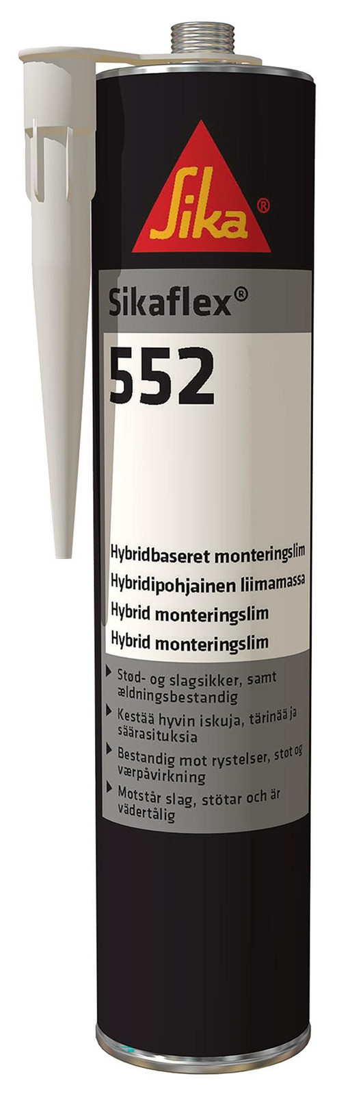 Sika 552 White Sealant, Polymer, Wht, Crt, 300Ml