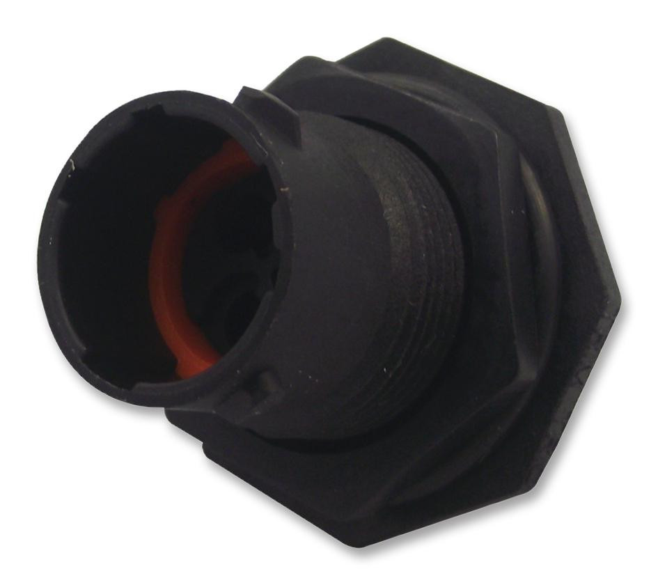 Souriau Uts7103P Circular Connector, Receptacle, 3Pos, Jam Nut