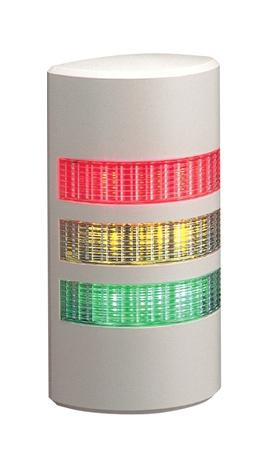 Patlite Wep-302Fb-Ryg Signal Tower, Amber/green/red, 90Db, 24V