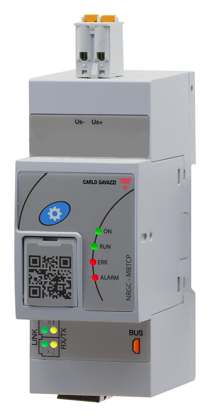 Carlo Gavazzi Nrgc-Mbtcp Controller, W/modbus Tcp, 24Vdc