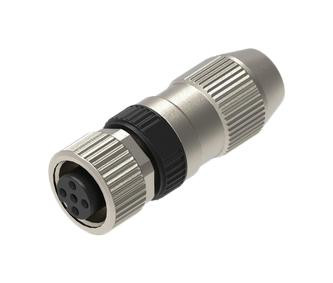 Lumberg Automation Rkci 4A Sensor Connector, M12, 4Pos, Rcpt, Ip65/67