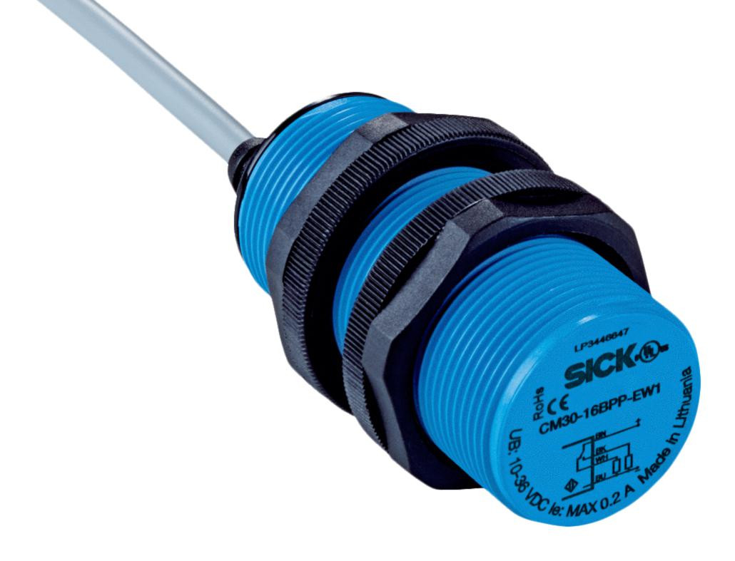 Sick Cm30-16Bap-Kw1 Capacitor Prox Sensor, 16mm, No/nc, 250V