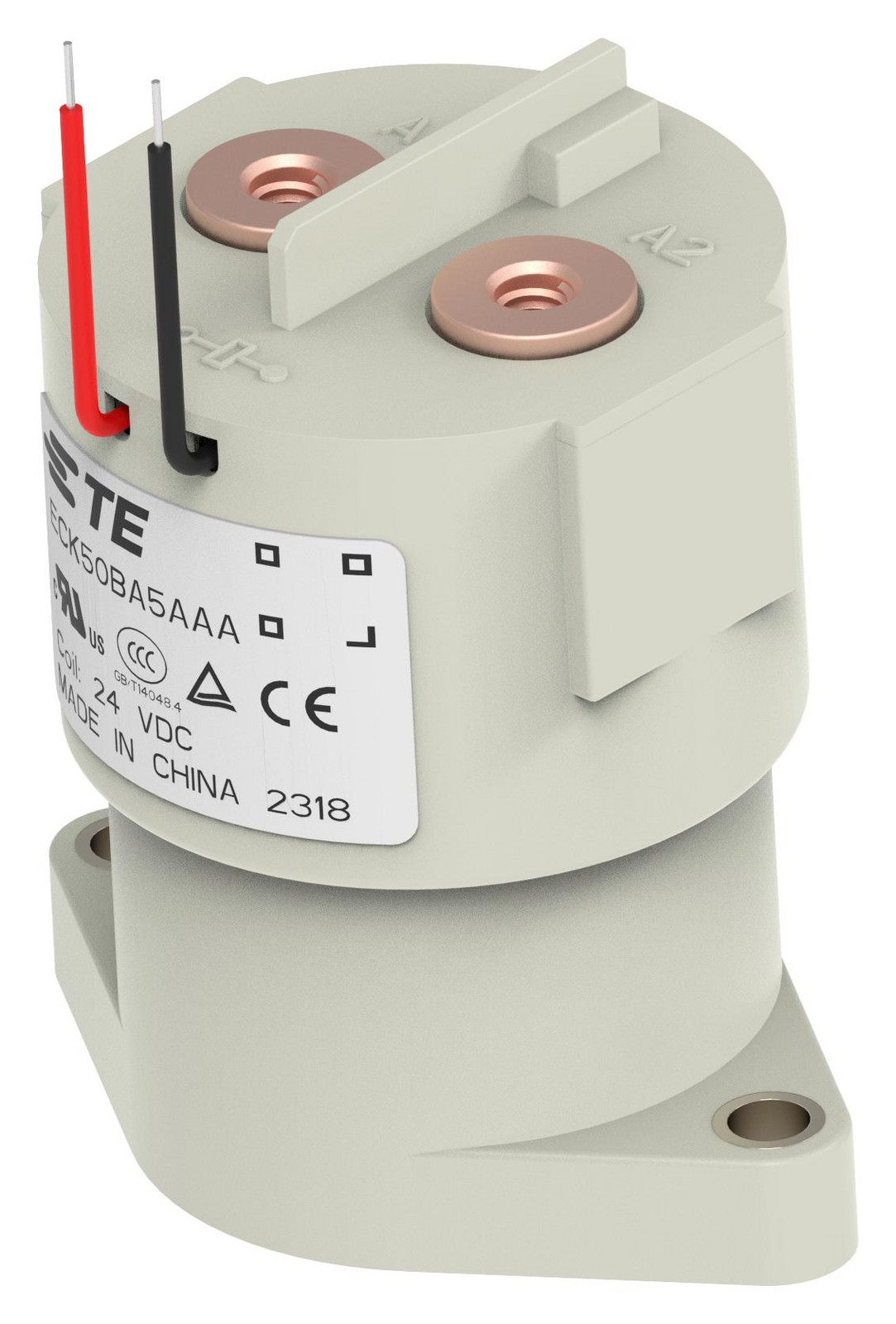 Te Connectivity 2071584-5 Dc Contactor, Spst-No-Dm, 24Vdc, 50A