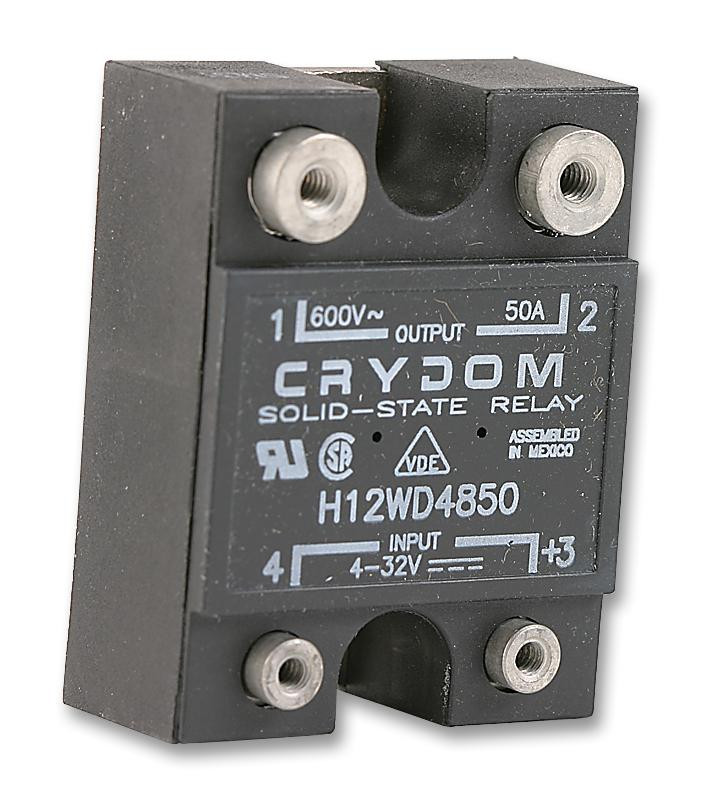 Sensata/crydom H12Wd4850 Ssr, Panel Mount, 660Vac, 32Vdc, 50A