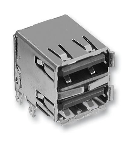 Amphenol/partner Stock 72309-8014Blf Usb Stacked Connectors