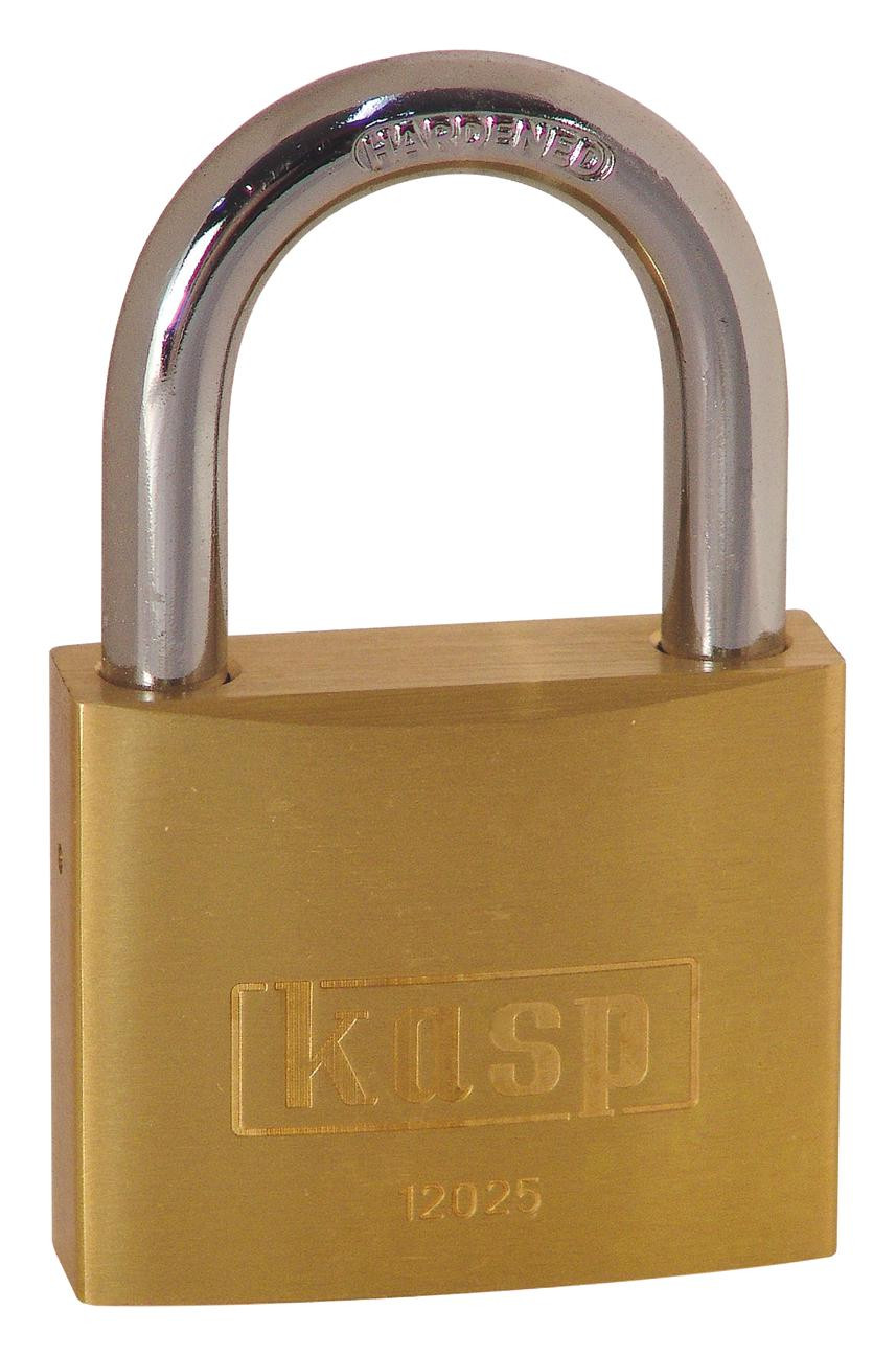 Ck Tools K12025Lo Safety Padlock, 4mm Dia X 25mm Wd, Brass