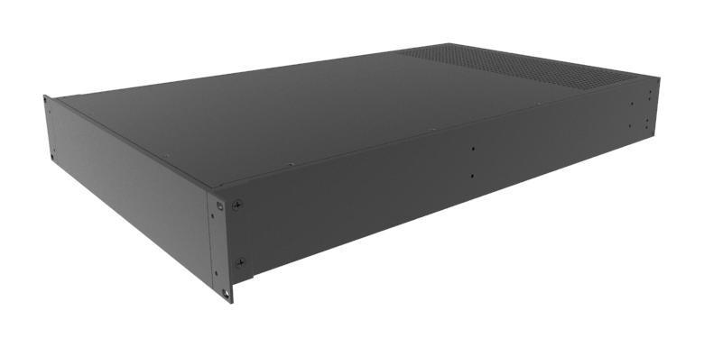 Hammond Rm2U1928Vbk Cabinet, Rack Mount, Aluminium, Black