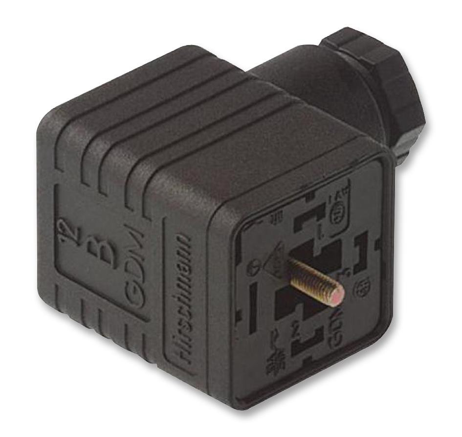 Hirschmann Gdm3009.black Rectangular, Plug, 3+Pe Way, Screw