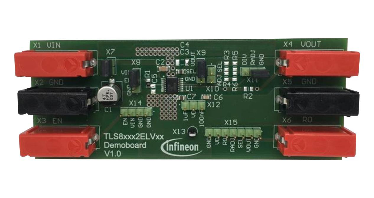 Infineon Tls835B2Elvboardtobo1 Demo Board, Low Dropout Linear Regulator