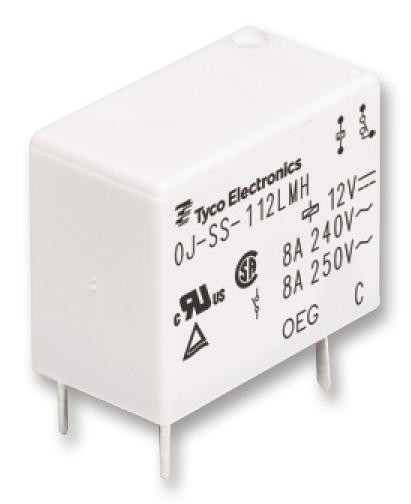 Oeg / Te Connectivity Oje-Ss-124Hmf,f000 Relay, Spst-No, 250Vac, 30Vdc, 10A