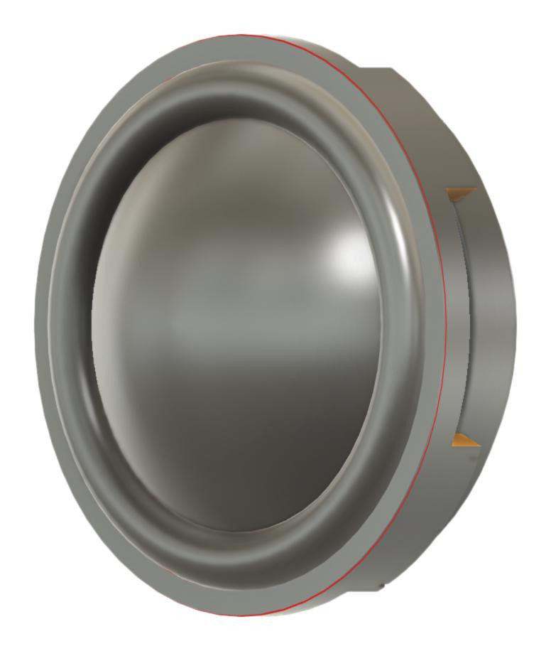 Pui Audio As02204Cr Speaker, 850Hz, 8 Ohm, 83Db