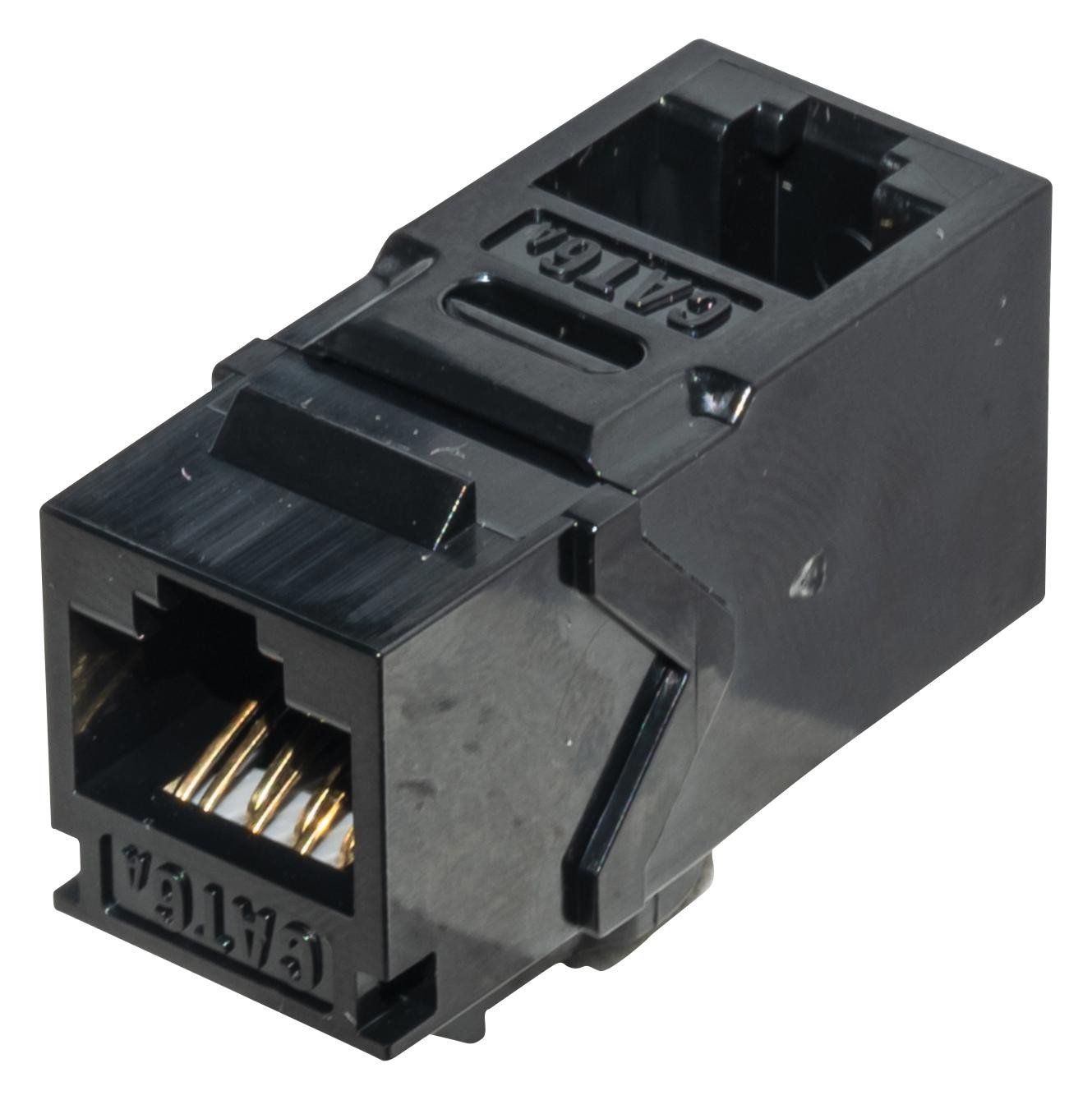 Tuk Sgack90Bk Mod Coupler, St-Ra Rj45 Jack, Cat6/6A