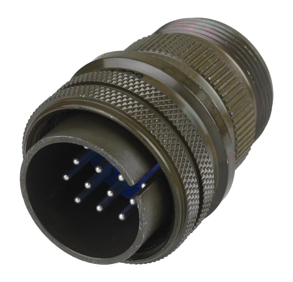 Amphenol Industrial 97-3106A-12S-3P. Circular Connector Plug Size 12S, 2 Position, Cable