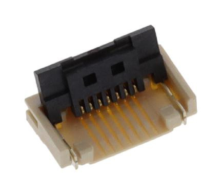 Hirose Tf31-7S-0.5Sh(800) Connector, Ffc/fpc, R/a Rcpt, 7P, 1Row, 0.5mm