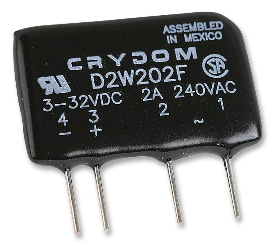 Sensata/crydom D2W203F Ssr, 3A, 3-32Vdc, 24-280Vac, Zero Cross