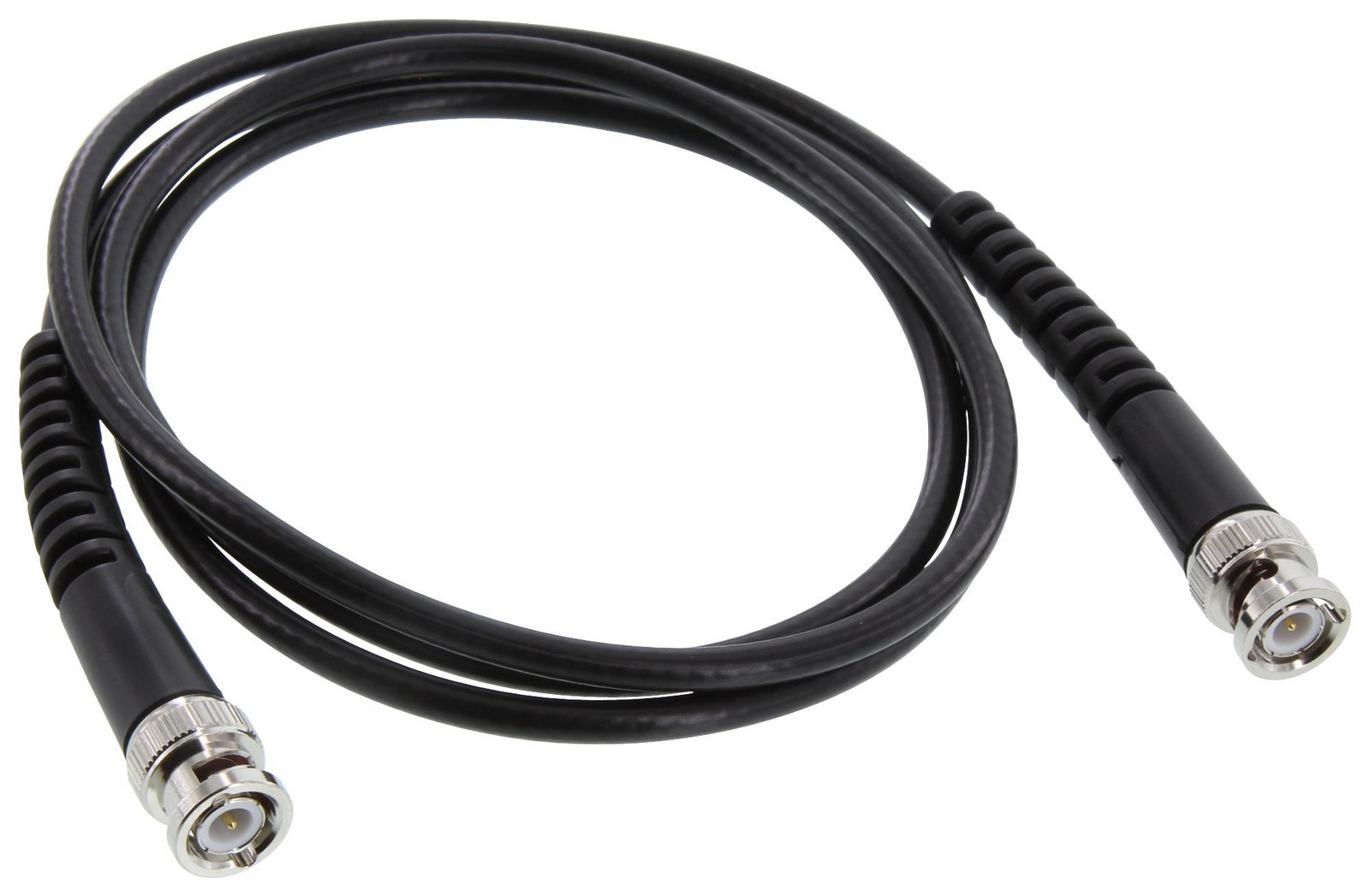 Pomona 2249-C-48 Coaxial Cable Assembly, Bmc Male-Male, 4Ft, Black