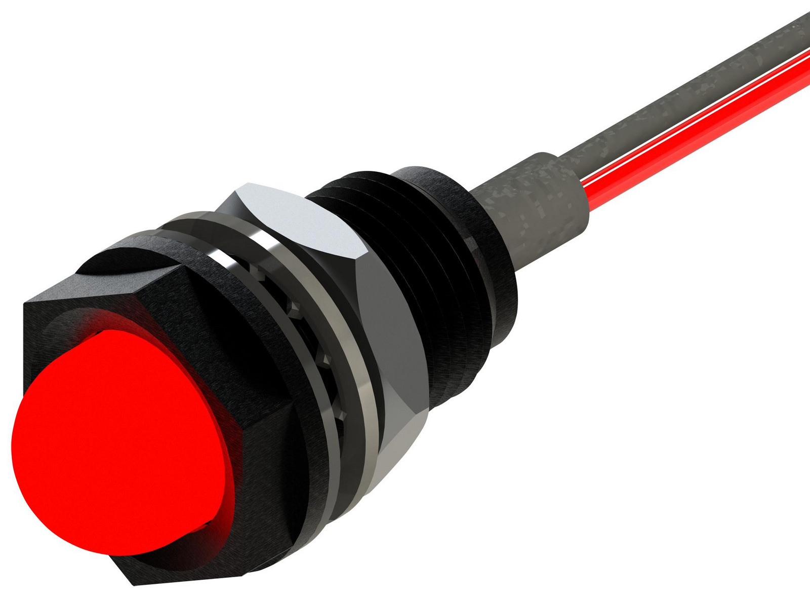 Marl 665-501-04-50 Led Panel Indicator, Red, 8.5mm, 2Vdc