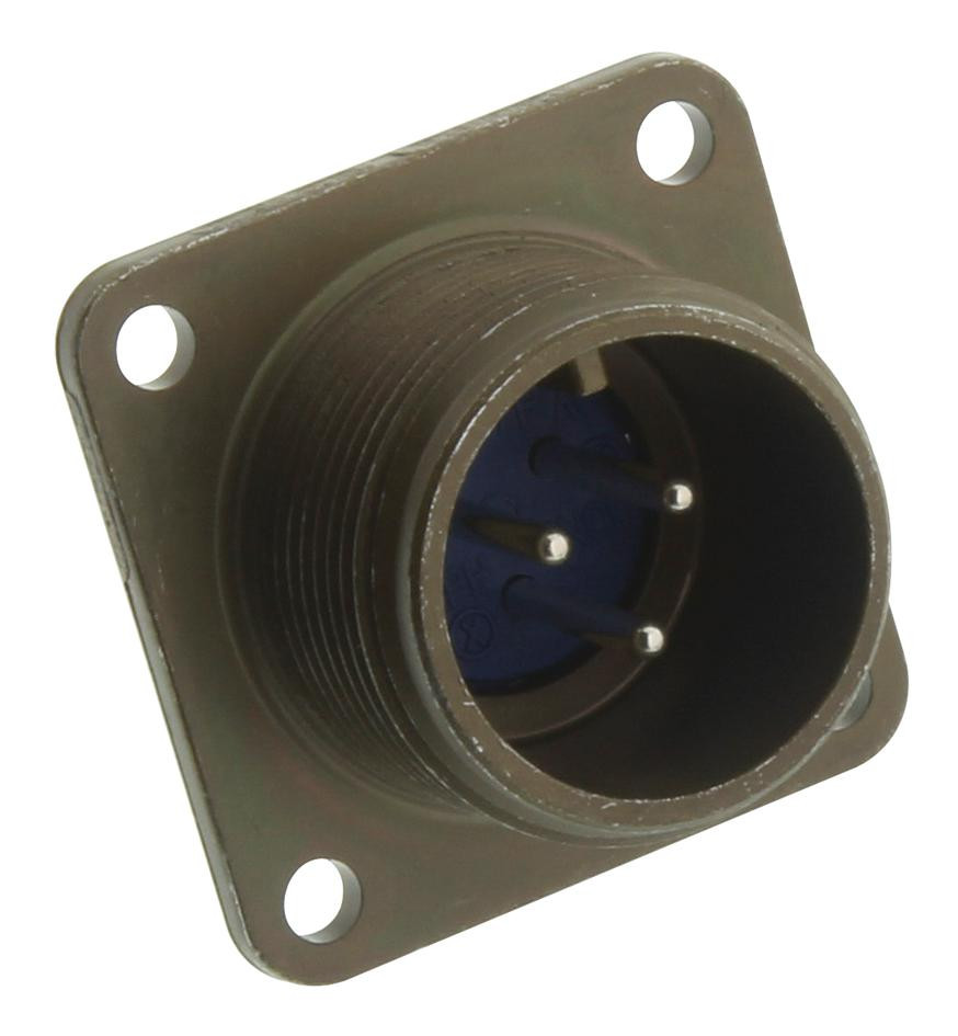 Amphenol Industrial 97-3102A-14S-7P Circular Connector, Receptacle, Size 14S, 3 Position, Box