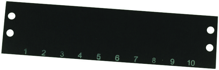 Cinch Connectivity Solutions Ms-10-141 Terminal Block Marker, 1 To 10, 11.13mm