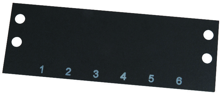 Cinch Connectivity Solutions Ms-6-142 Terminal Block Marker, 1 To 6, 14.3mm