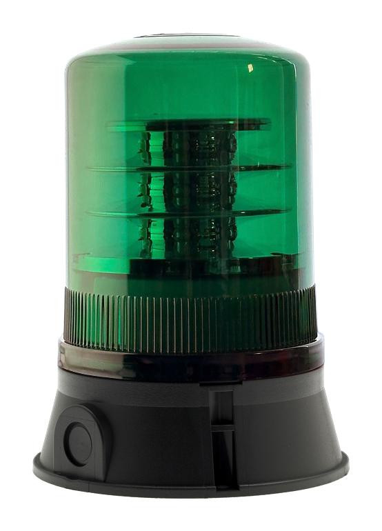 Moflash Signalling Led-R401-14Dp-04 Led Beacon, Rotating, Green, 24Vdc