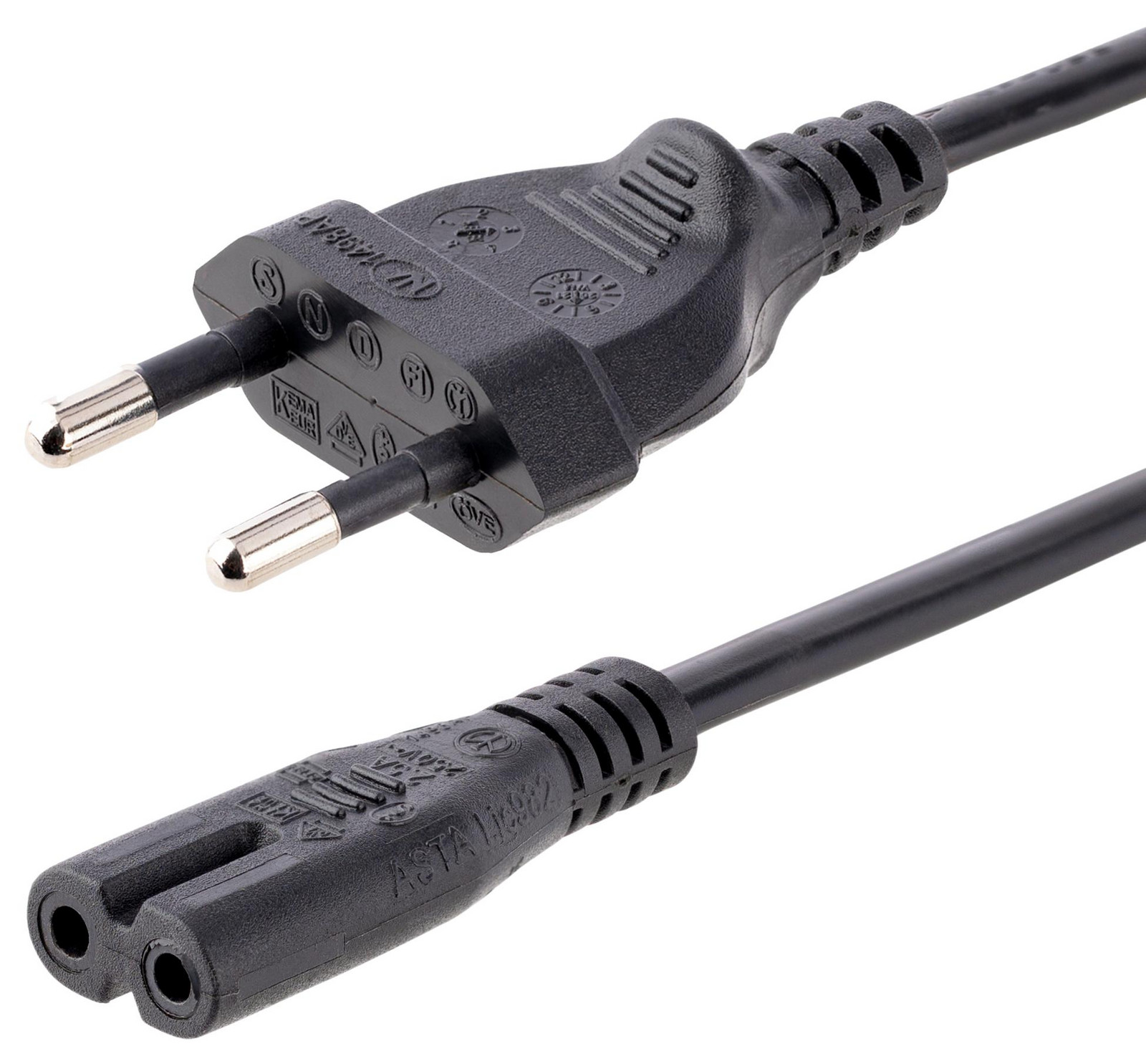 Startech 752E-2M-Power-Lead Power Cord, Cee 7/16 Plug-Iec C7, 2M