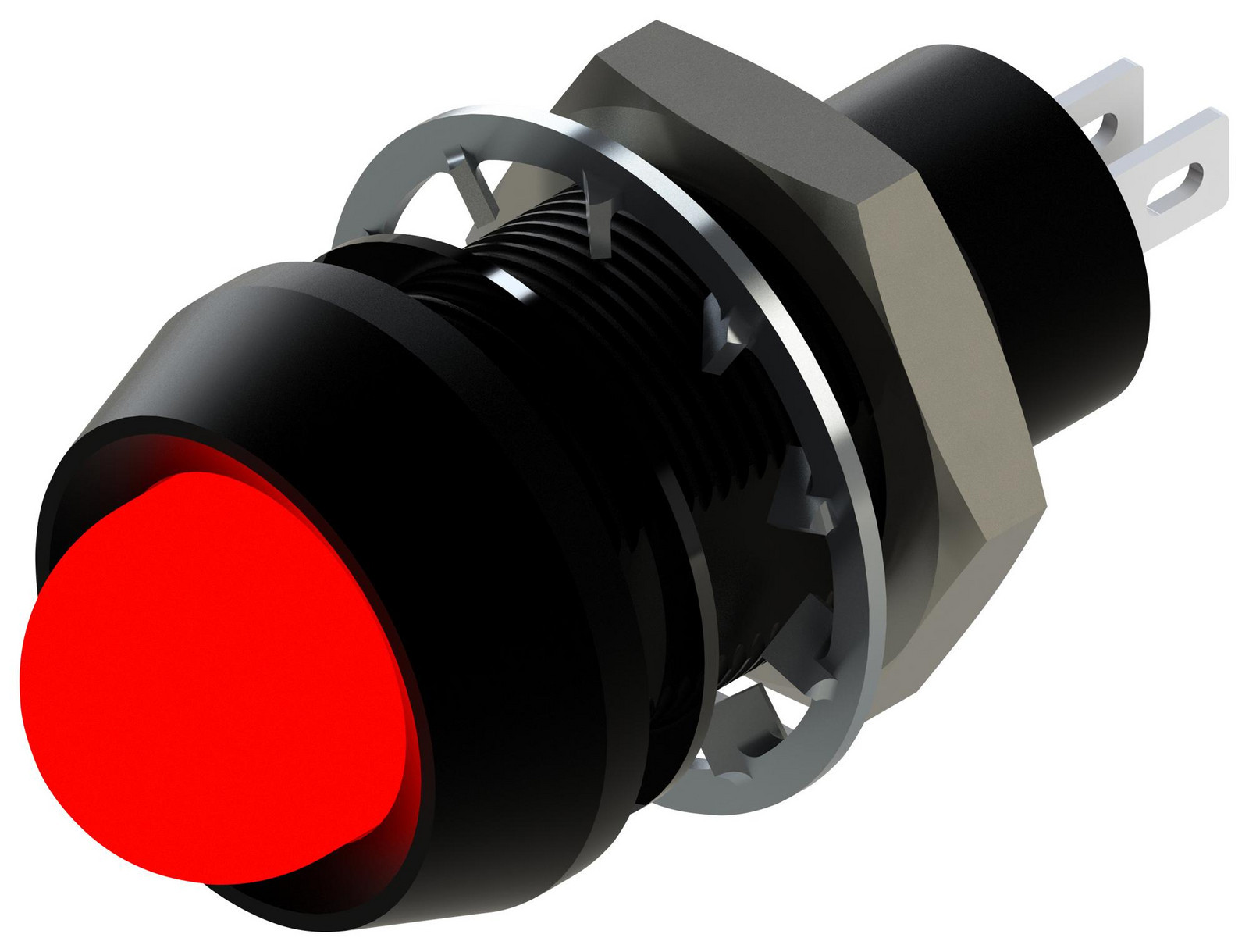 Marl 651-105-04 Led Panel Indicator, Red, 12.7mm, 2Vdc