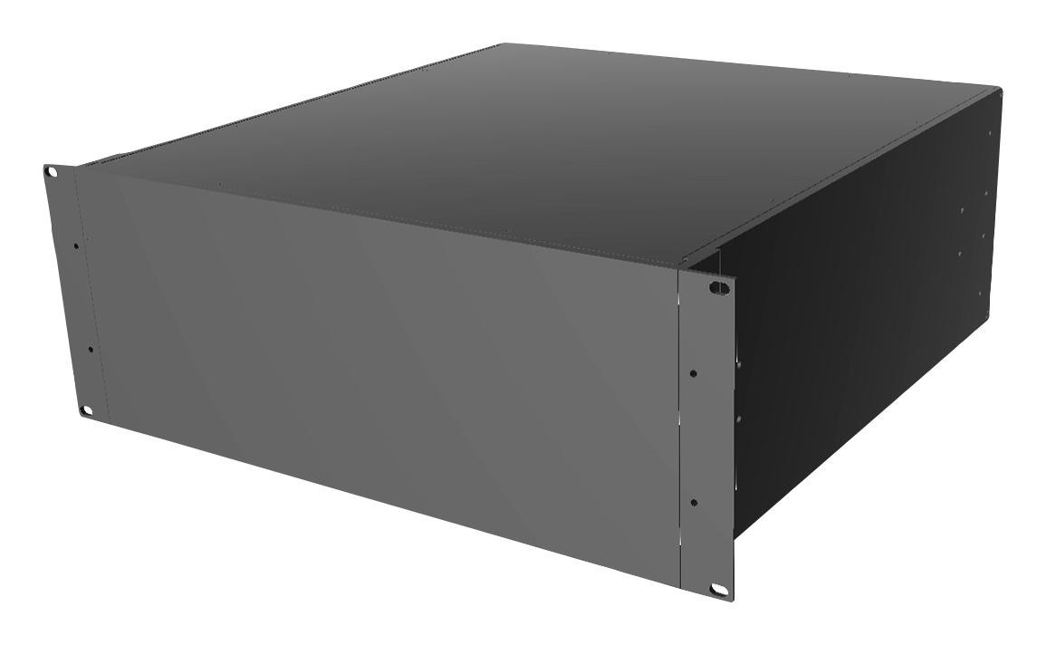 Hammond Rm4U1918Sbk Cabinet, Rack Mount, Aluminium, Black