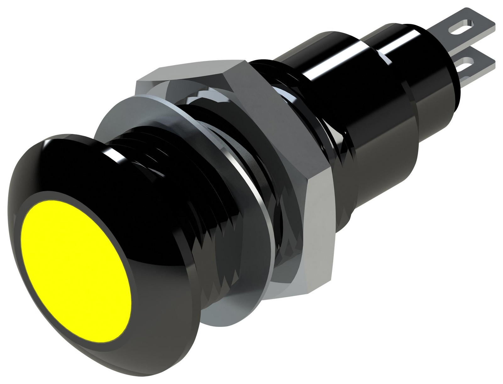 Marl 699-521-63 Led Panel Indicator, Yellow, 12.7mm, 28V